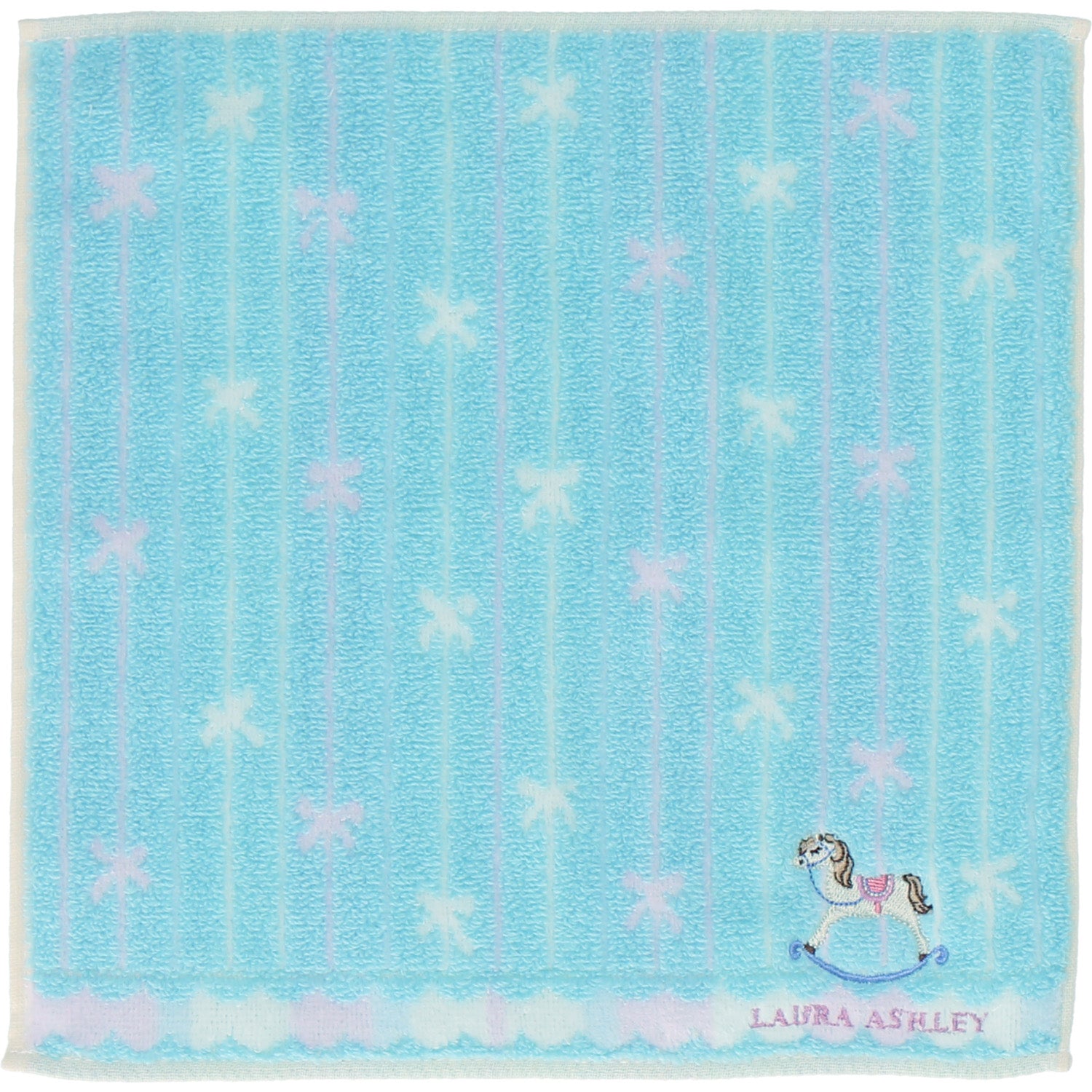 タオルハンカチ 木馬 #057b スカイブルー – INTERMODE KAWABE