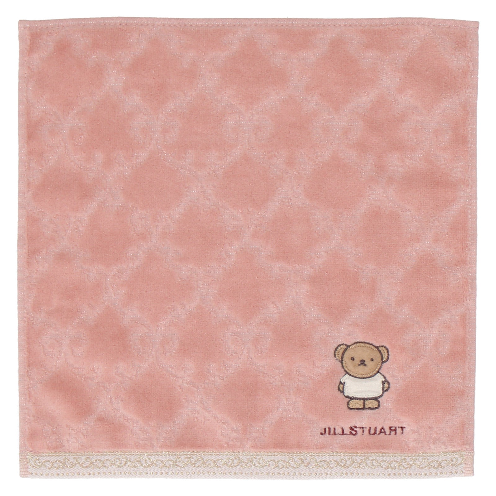 タオルハンカチ ボリス ダイヤ柄 #076a ピンク – INTERMODE KAWABE