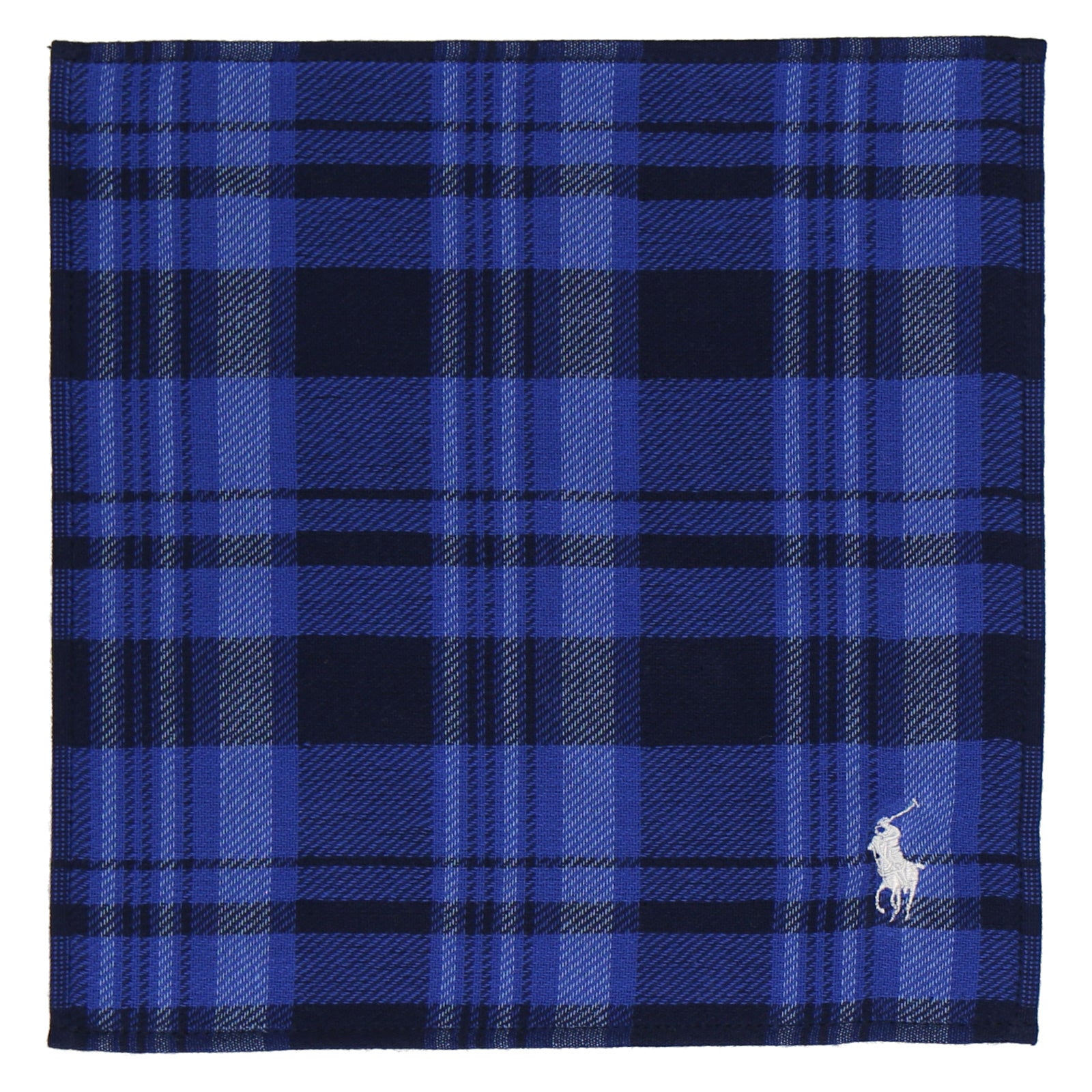 NEW】紳士ミニタオル ガーゼ＆パイル ポロポニー ネイビーブルー
