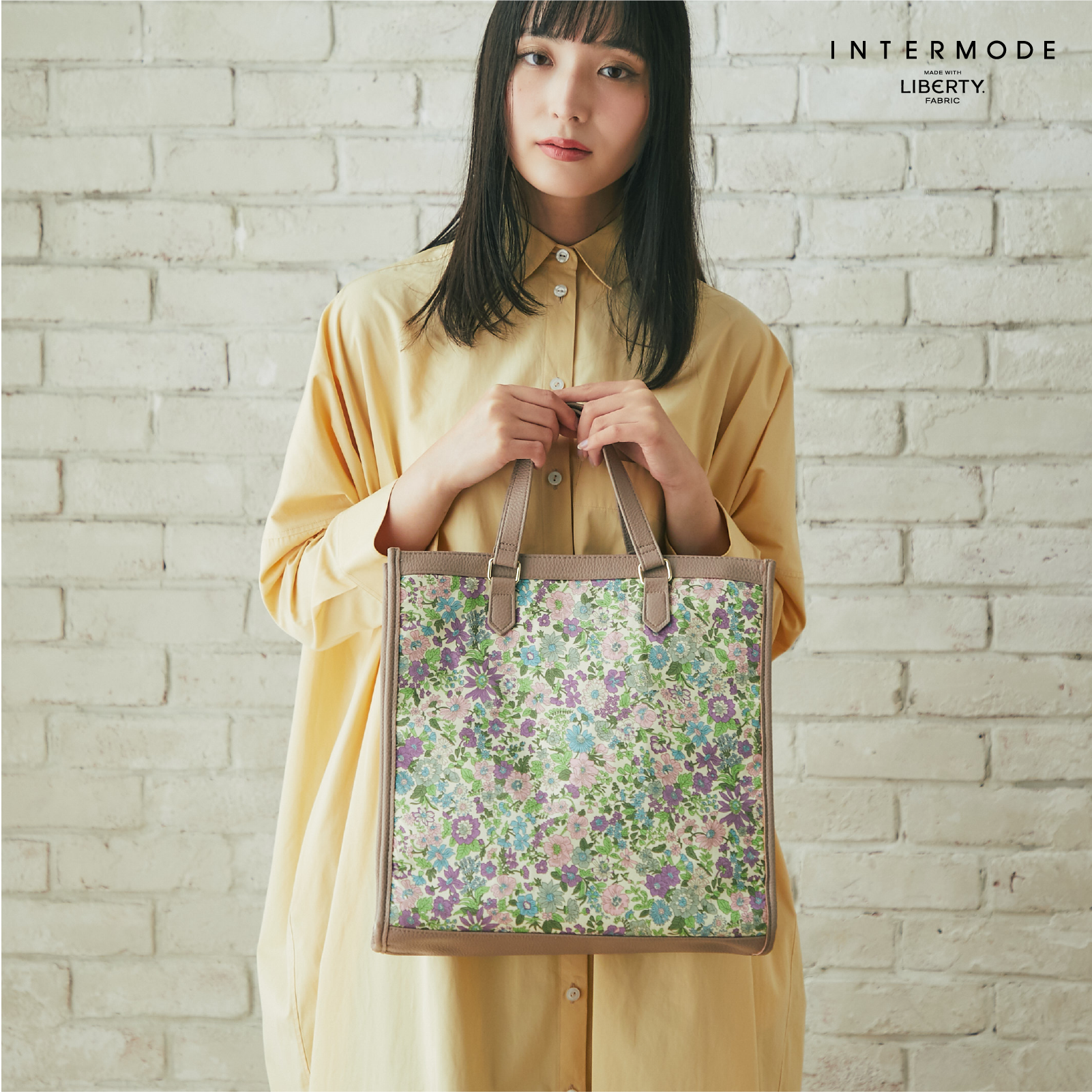 スクエアトートバッグ #187e Emily グリーン – INTERMODE KAWABE スクエアトートバッグ #187e Emily グリーン – INTERMODE KAWABE