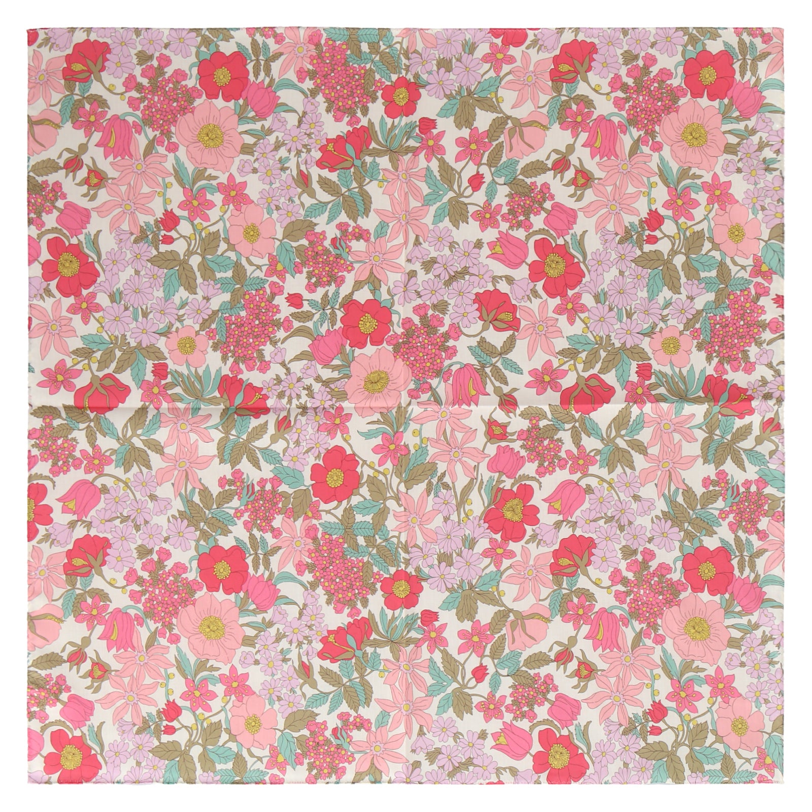 NEW】婦人プリントハンカチ #190a Clarabell ピンク – INTERMODE KAWABE