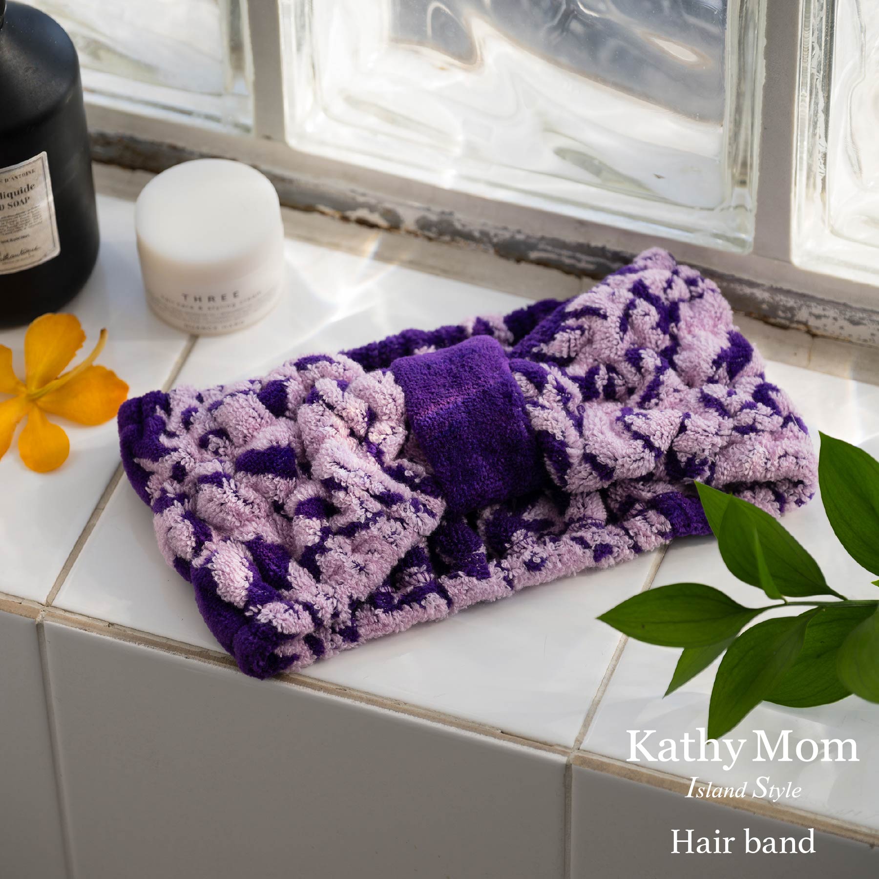 NEW】ヘアバンド ノヘアシリーズ #239d シャワーツリーパープル