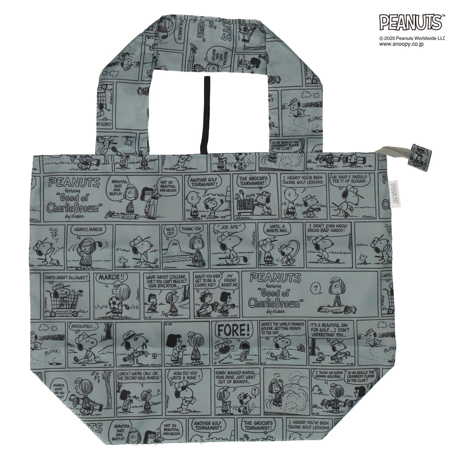 NEW】折りたたみトートバッグ スヌーピー コミック カーキ – INTERMODE