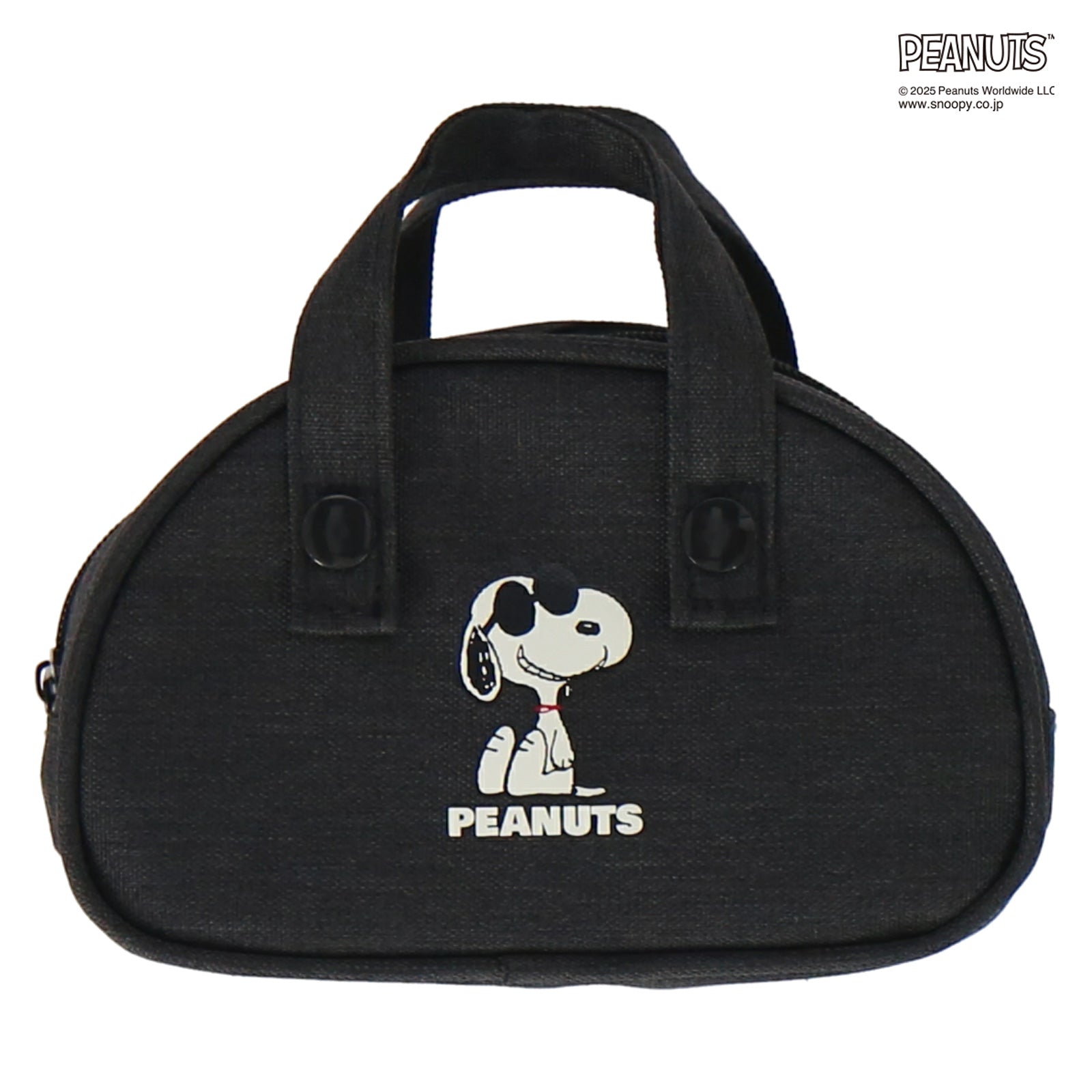 NEW】ボストンバッグ型ミニポーチ ジョー・クール ブラック