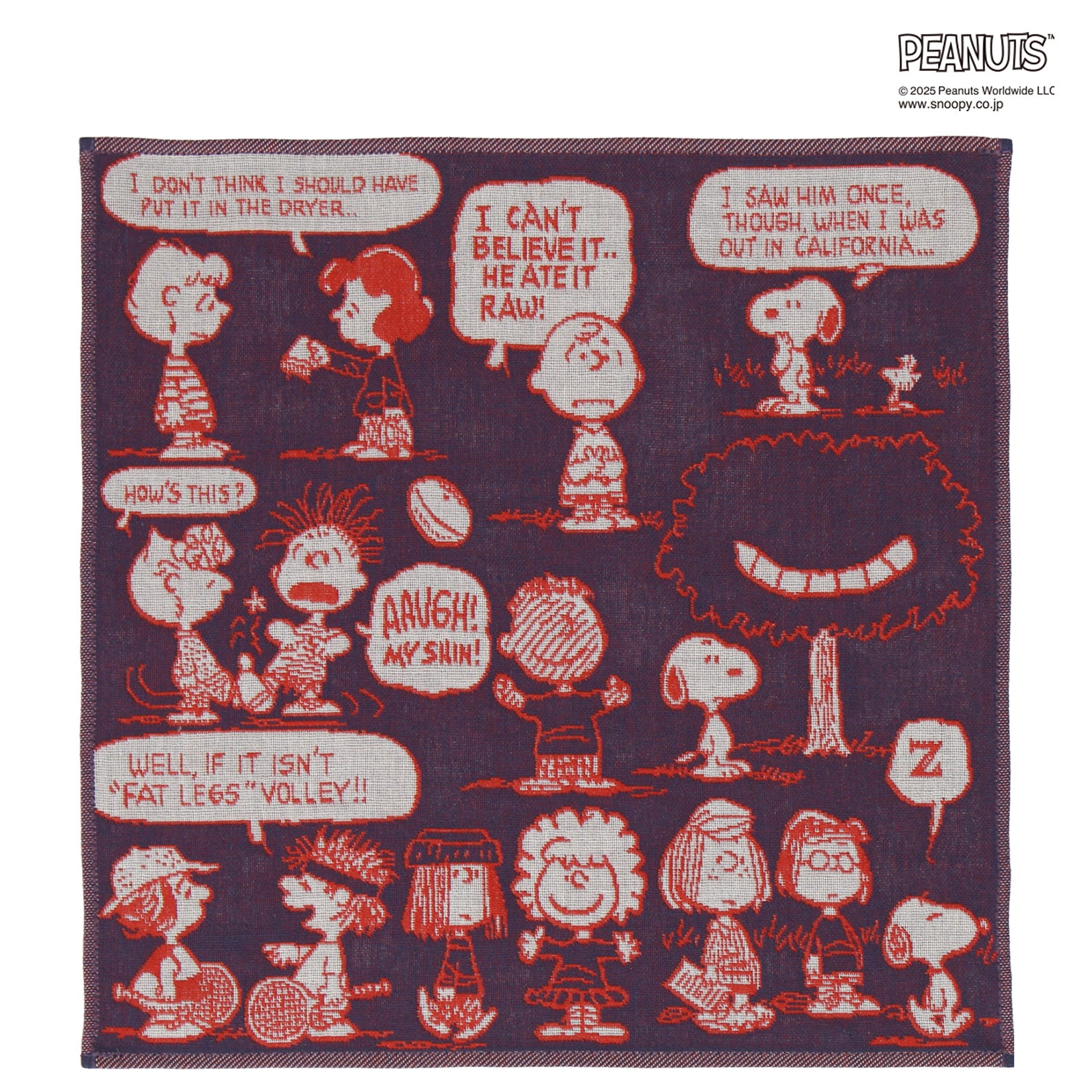 NEW】3重ガーゼ スヌーピー＆フレンズ ネイビーブルー – INTERMODE KAWABE