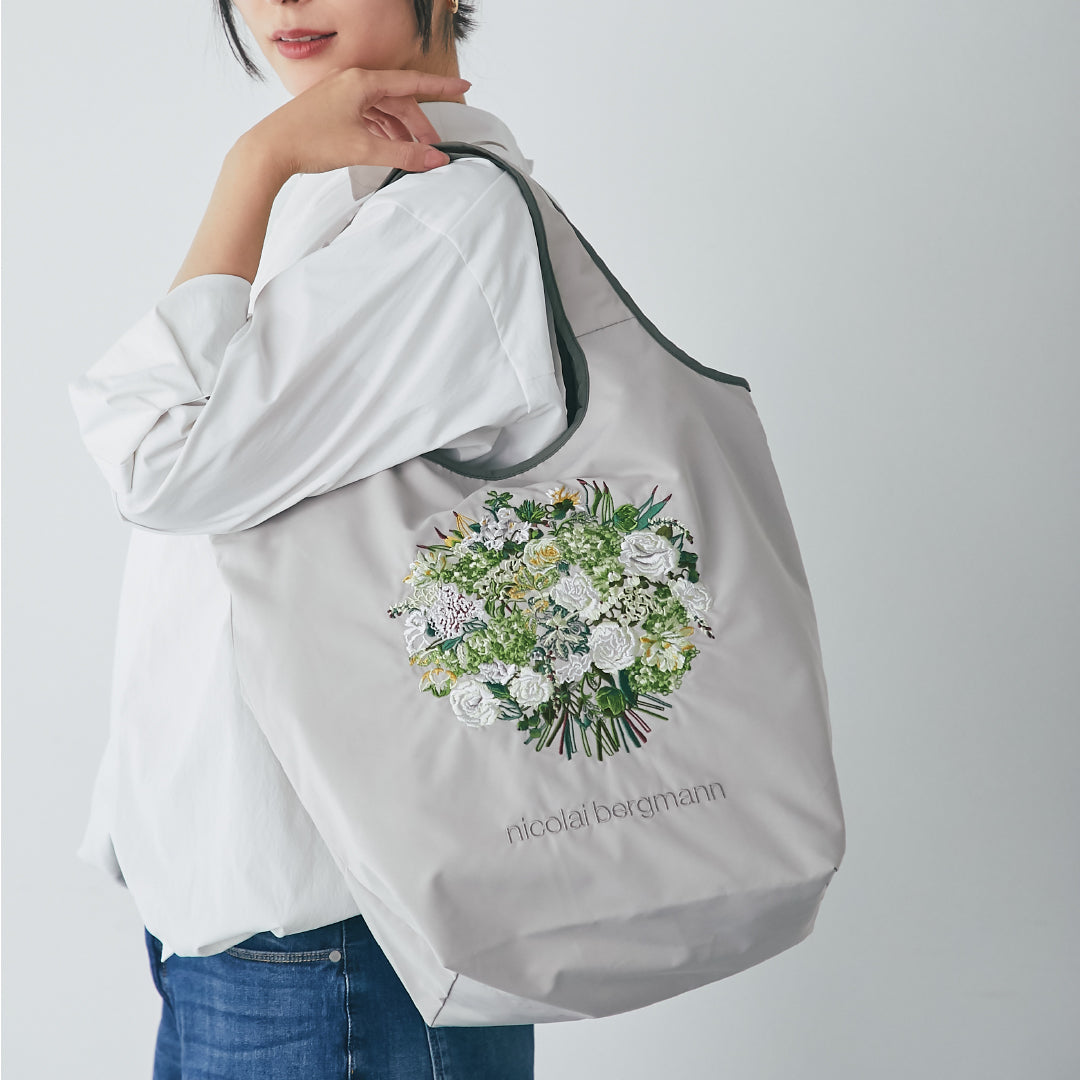 刺繍バッグ #362b アイボリー – INTERMODE KAWABE