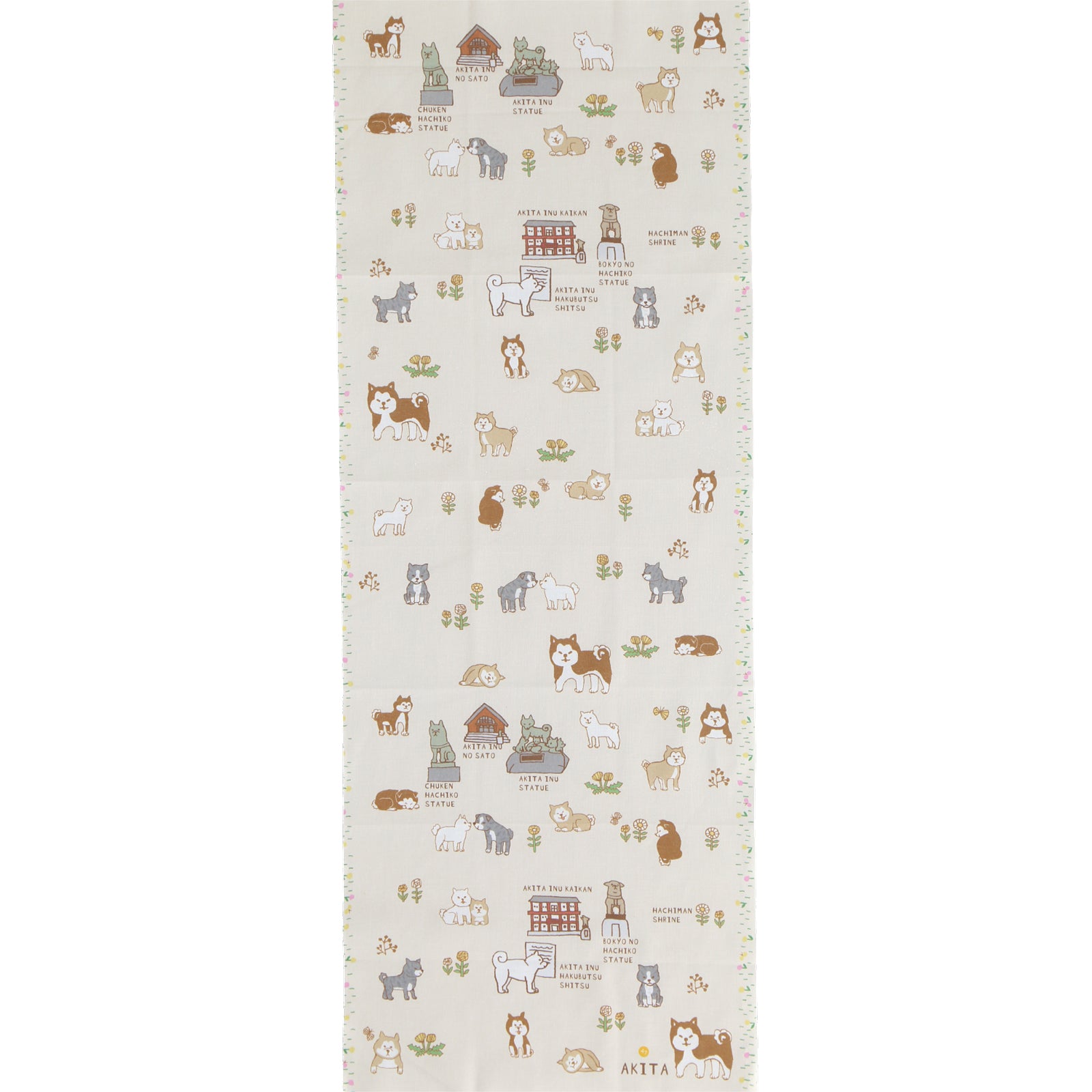 NEW】秋田 秋田犬 手ぬぐい – INTERMODE KAWABE