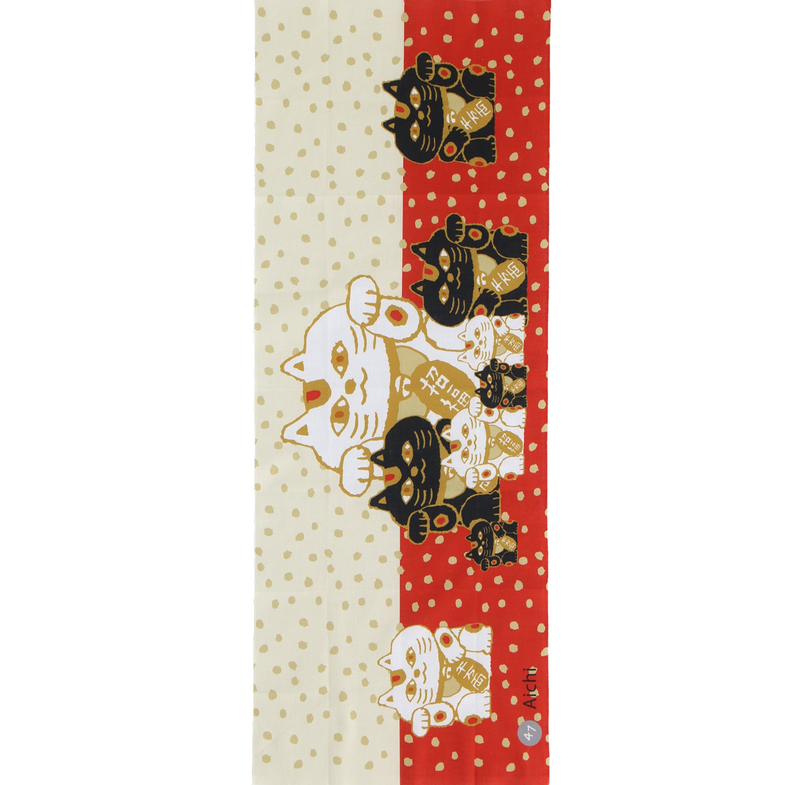 NEW】愛知 招き猫 手ぬぐい – INTERMODE KAWABE