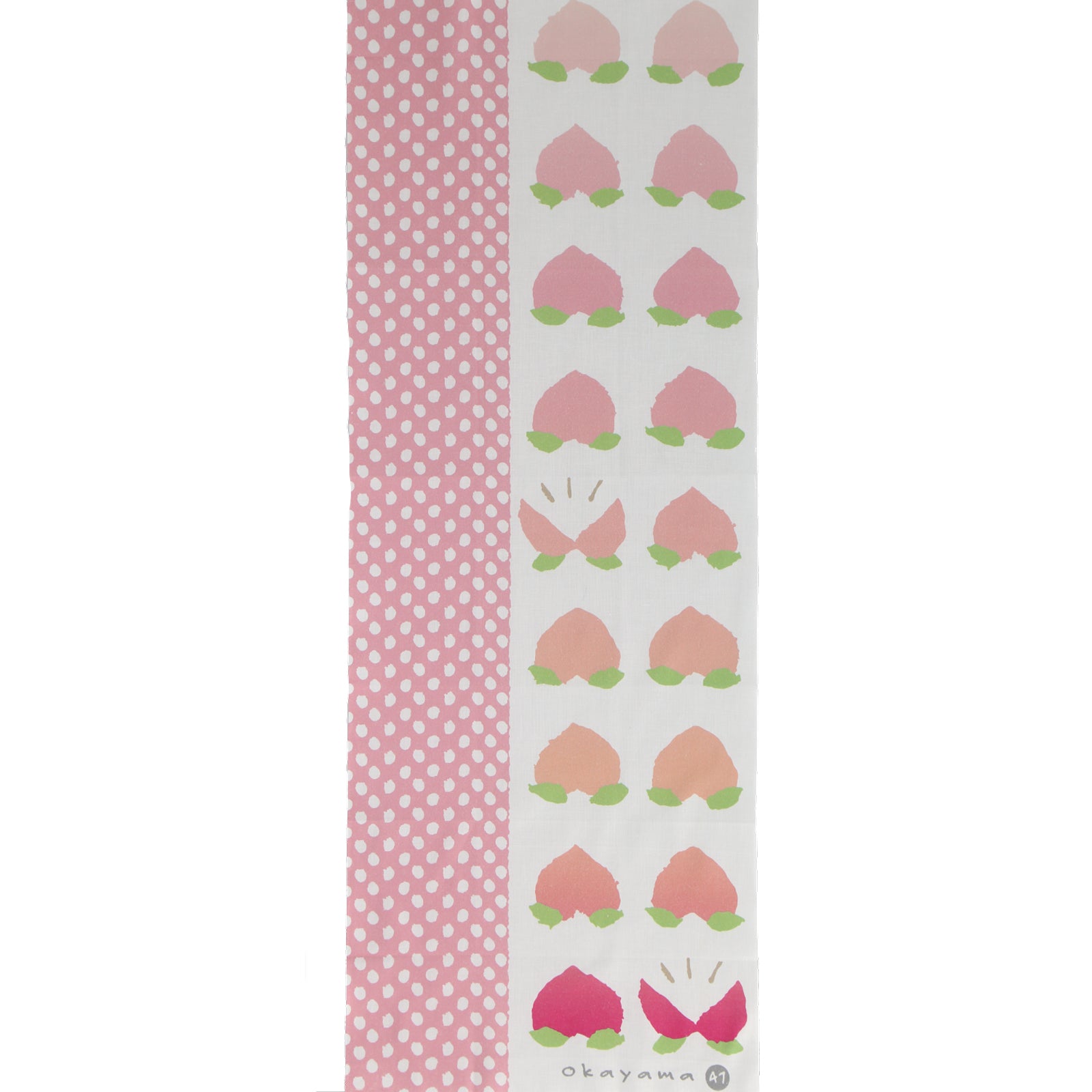 NEW】岡山 白桃 手ぬぐい – INTERMODE KAWABE