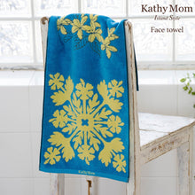 画像をギャラリービューアに読み込む, 【NEW】フェイスタオル ハウオリシリーズ #861f ハイビスカスブルー