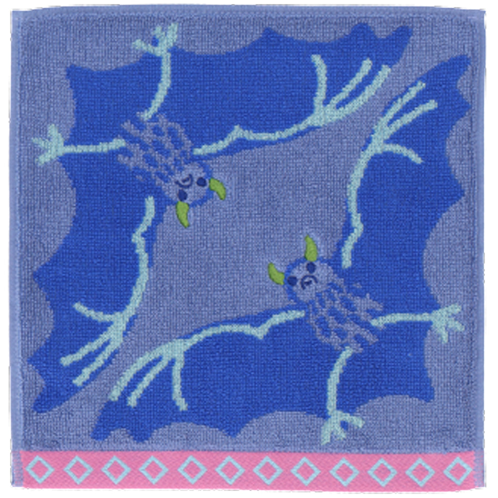 Lタオル ブルー リュウキュウユビナガコウモリ – INTERMODE KAWABE