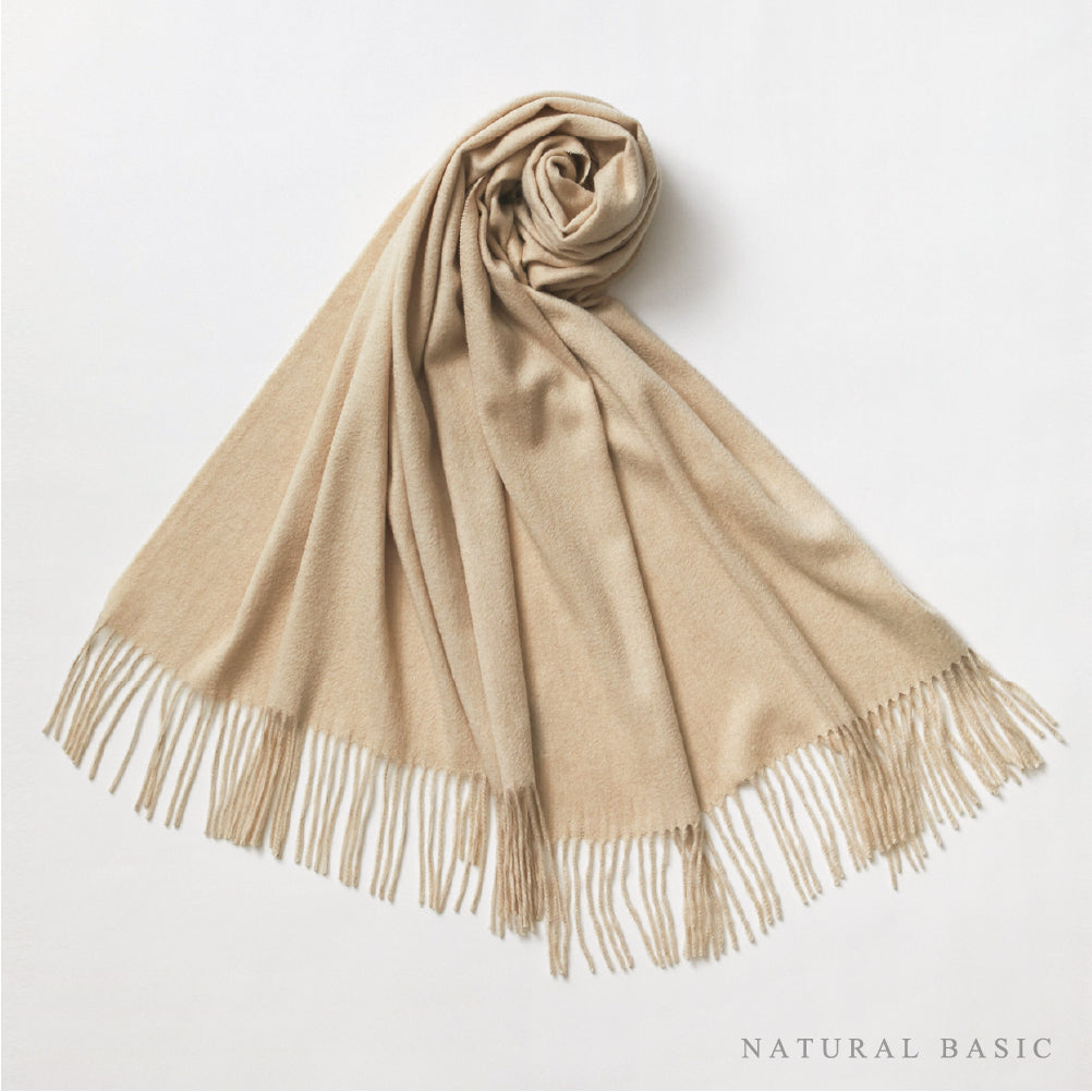 新品]NATURAL BASIC カシミヤ100%大判ストールマフラー - primoak.com