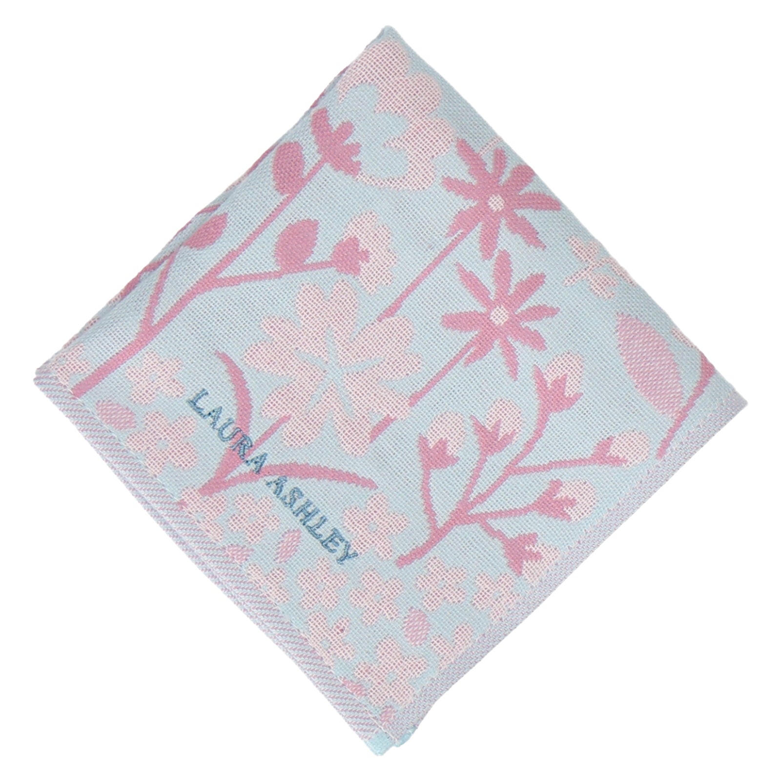 LAURA ASHLEY ローラアシュレイ ガーゼケット ピンク ブルー 綿 LAURA ASHLEY ローラアシュレイ ガーゼケット ピンク ブルー 綿