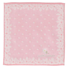 画像をギャラリービューアに読み込む, 【NEW】ミニタオルハンカチ マーガレット&amp;ドット　ピンク
