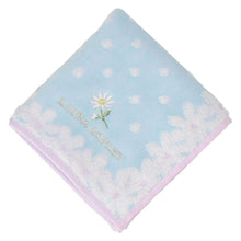 画像をギャラリービューアに読み込む, 【NEW】ミニタオルハンカチ マーガレット&amp;ドット　ターコイズ
