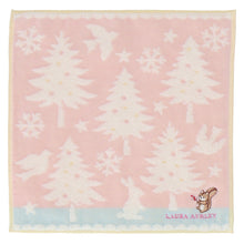 画像をギャラリービューアに読み込む, 【NEW】タオルハンカチ ウィンター #057a　ピンク
