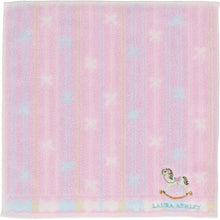 画像をギャラリービューアに読み込む, 【NEW】タオルハンカチ  木馬  #057a　ピンク
