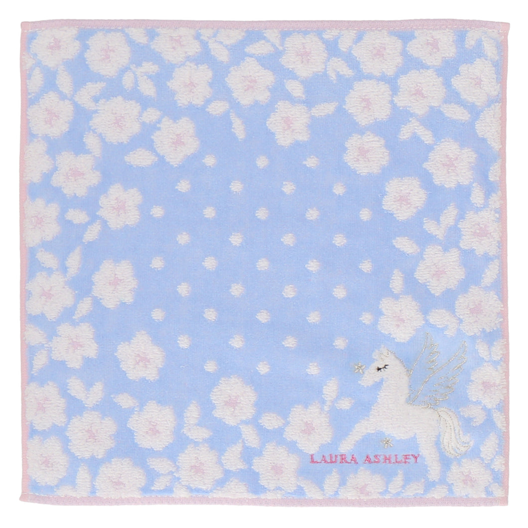 【NEW】タオルハンカチ ペガサス #057b　ブルー