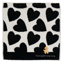 画像をギャラリービューアに読み込む, タオルハンカチ ハート＆ドッグ　ホワイト
