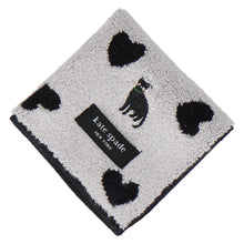画像をギャラリービューアに読み込む, 【NEW】ミニタオルハンカチ ハート＆キャット　グレー
