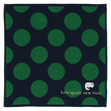 画像をギャラリービューアに読み込む, 【NEW】ガーゼタオルハンカチ ドット ふわふわキャット　ネイビーブルー

