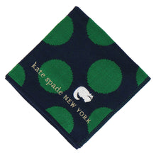 画像をギャラリービューアに読み込む, 【NEW】ガーゼタオルハンカチ ドット ふわふわキャット　ネイビーブルー
