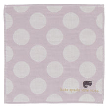 画像をギャラリービューアに読み込む, 【NEW】ガーゼタオルハンカチ ドット ふわふわキャット　グレー
