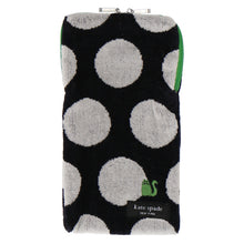 画像をギャラリービューアに読み込む, ファスナー付きタオル ラージドット ふわふわキャット　ブラック
