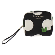 画像をギャラリービューアに読み込む, 【NEW】ハンカチケース ドット ふわふわキャット　ブラック
