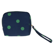 画像をギャラリービューアに読み込む, 【NEW】ハンカチケース ドット ふわふわキャット　ネイビーブルー
