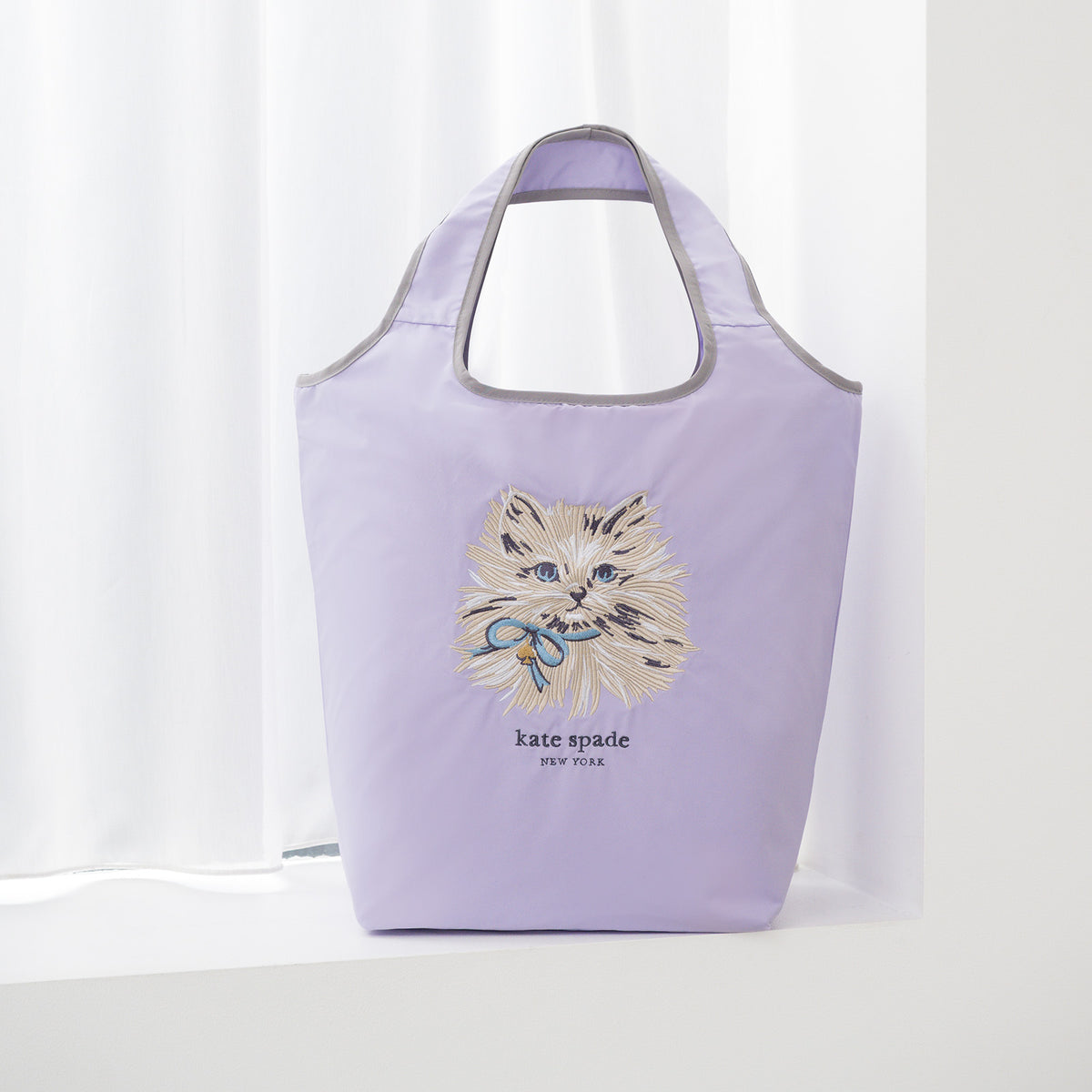 刺繍エコバッグ　ゴージャスキャット