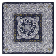 画像をギャラリービューアに読み込む, 【NEW】婦人ラージハンカチ #080a　ネイビーブルー
