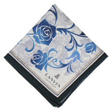 画像をギャラリービューアに読み込む, 【NEW】婦人ラージハンカチ #080a　ブルー
