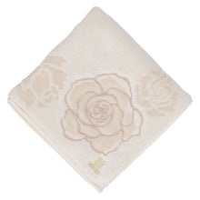 画像をギャラリービューアに読み込む, 【NEW】婦人ミニタオル コーナー刺繍　アイボリー
