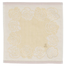画像をギャラリービューアに読み込む, 【NEW】婦人ミニタオル コーナーローズ オーガンジー　クリーム
