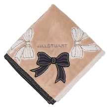画像をギャラリービューアに読み込む, 【NEW】タオルハンカチ リボンアップリケ #092b　ベージュ
