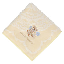 画像をギャラリービューアに読み込む, 【NEW】タオルハンカチ レース＆テディベア #092c　クリーム
