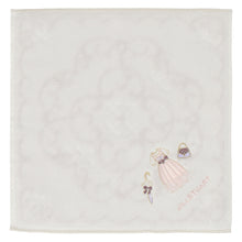 画像をギャラリービューアに読み込む, 【NEW】タオルハンカチ ドレスアップリケ　アイボリー
