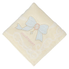 画像をギャラリービューアに読み込む, 【NEW】タオルハンカチ リボンアップリケ刺繍　クリーム
