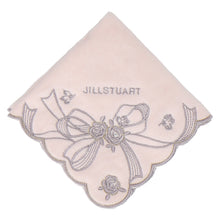 画像をギャラリービューアに読み込む, 【NEW】タオルハンカチ スカラップ＆リボン #092a　ピンク
