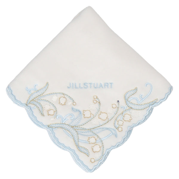 タオルハンカチ スズラン刺繍　