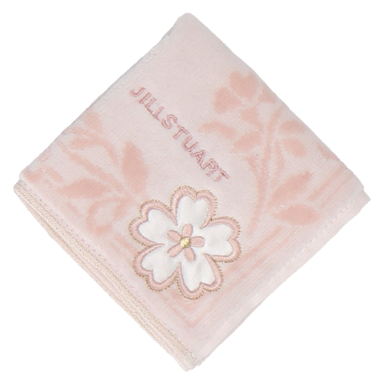 ミニタオルハンカチ フラワーアップリケ アイボリー – INTERMODE KAWABE