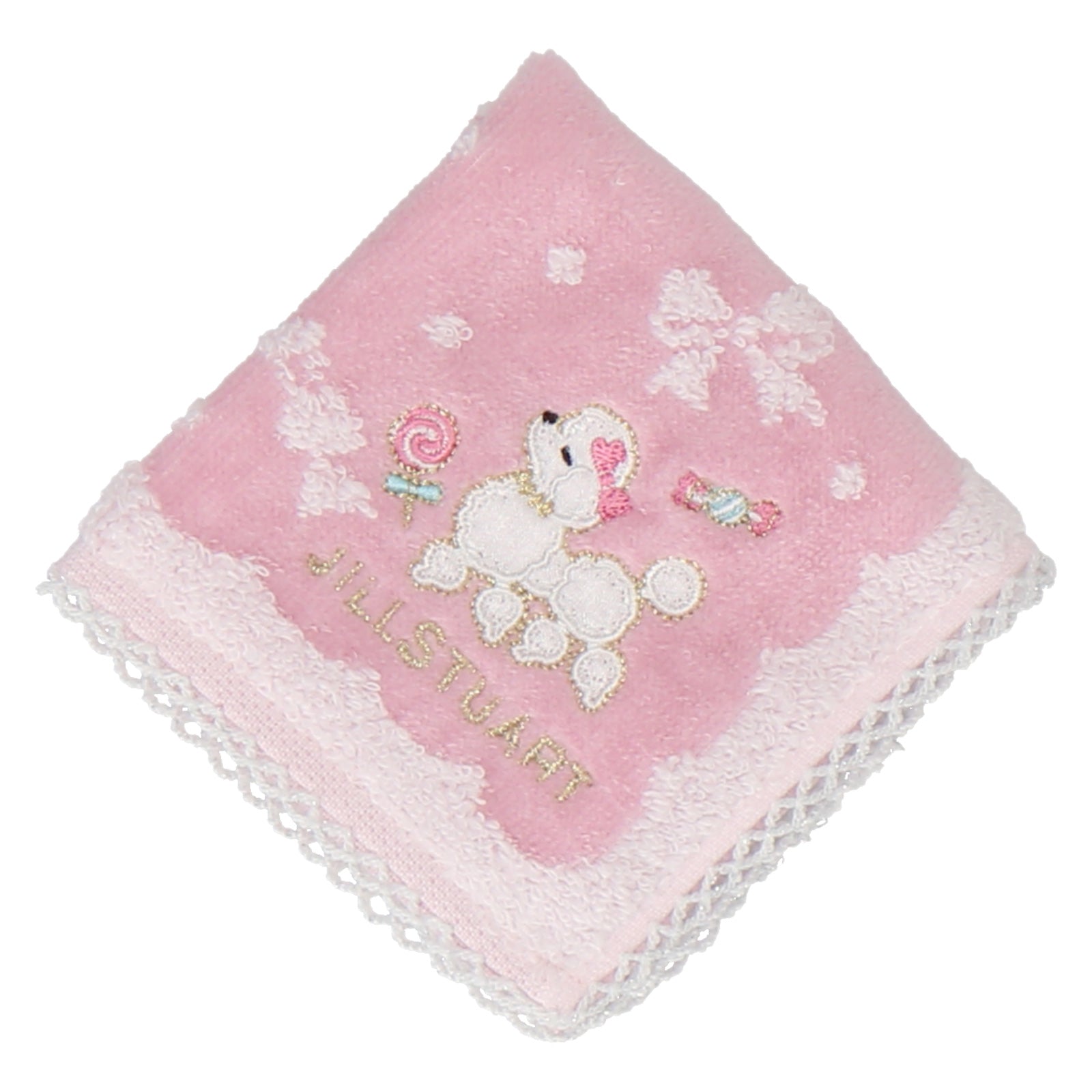 NEW】ミニタオルハンカチ プードル＆キャンディ ピンク – INTERMODE KAWABE