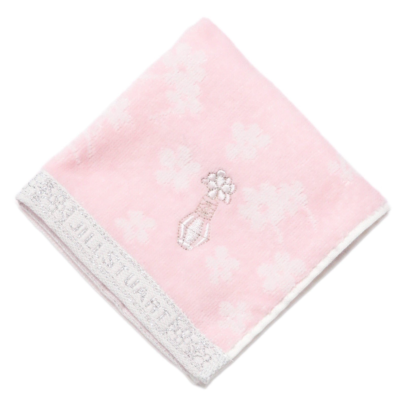 タオルハンカチ パッケージ入り フレグランスボトル #092a ピンク