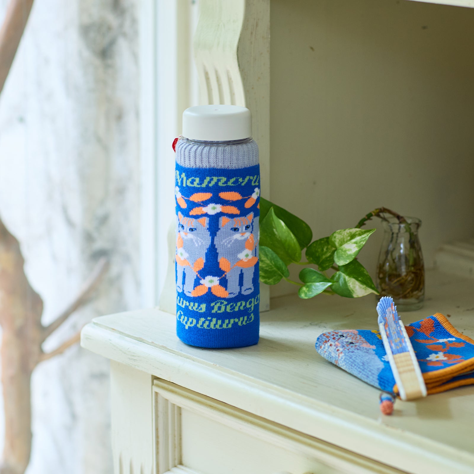 NEW】ボトルカバー #110b ブルー ツシマヤマネコ – INTERMODE KAWABE