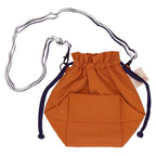 巾着バッグ　タンチョウ