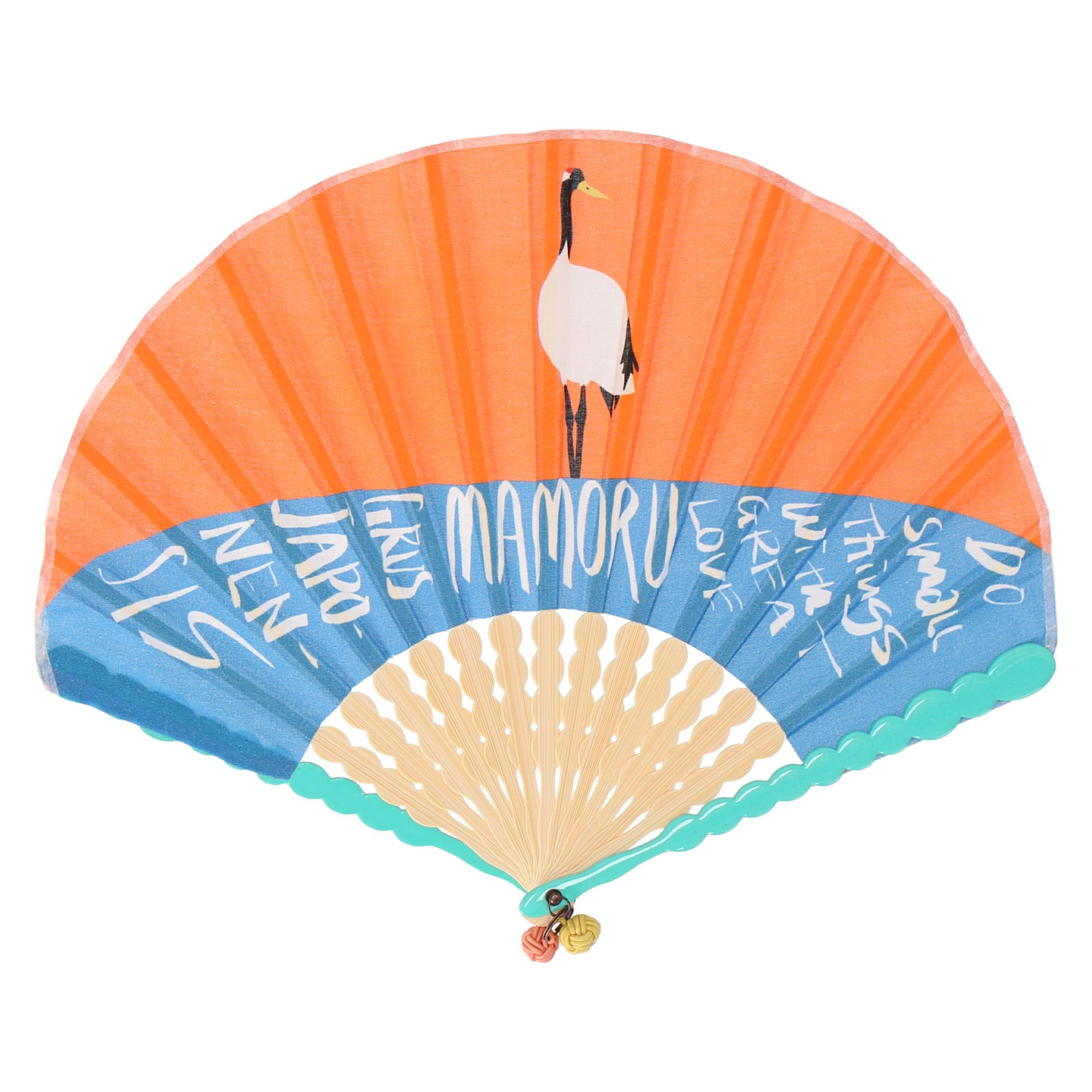 扇子　タンチョウ