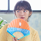 扇子　タンチョウ
