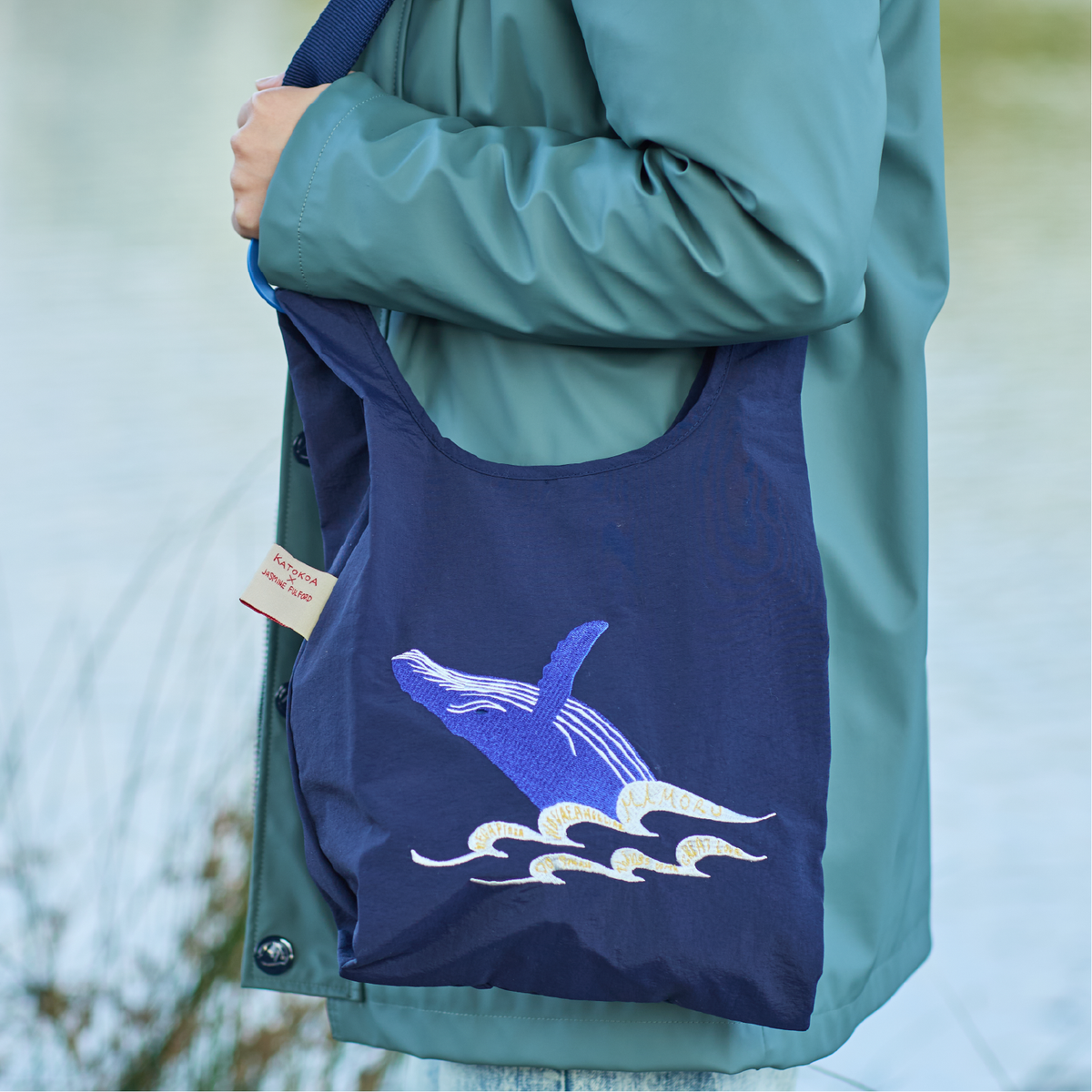 バッグ 小　ザトウクジラ
