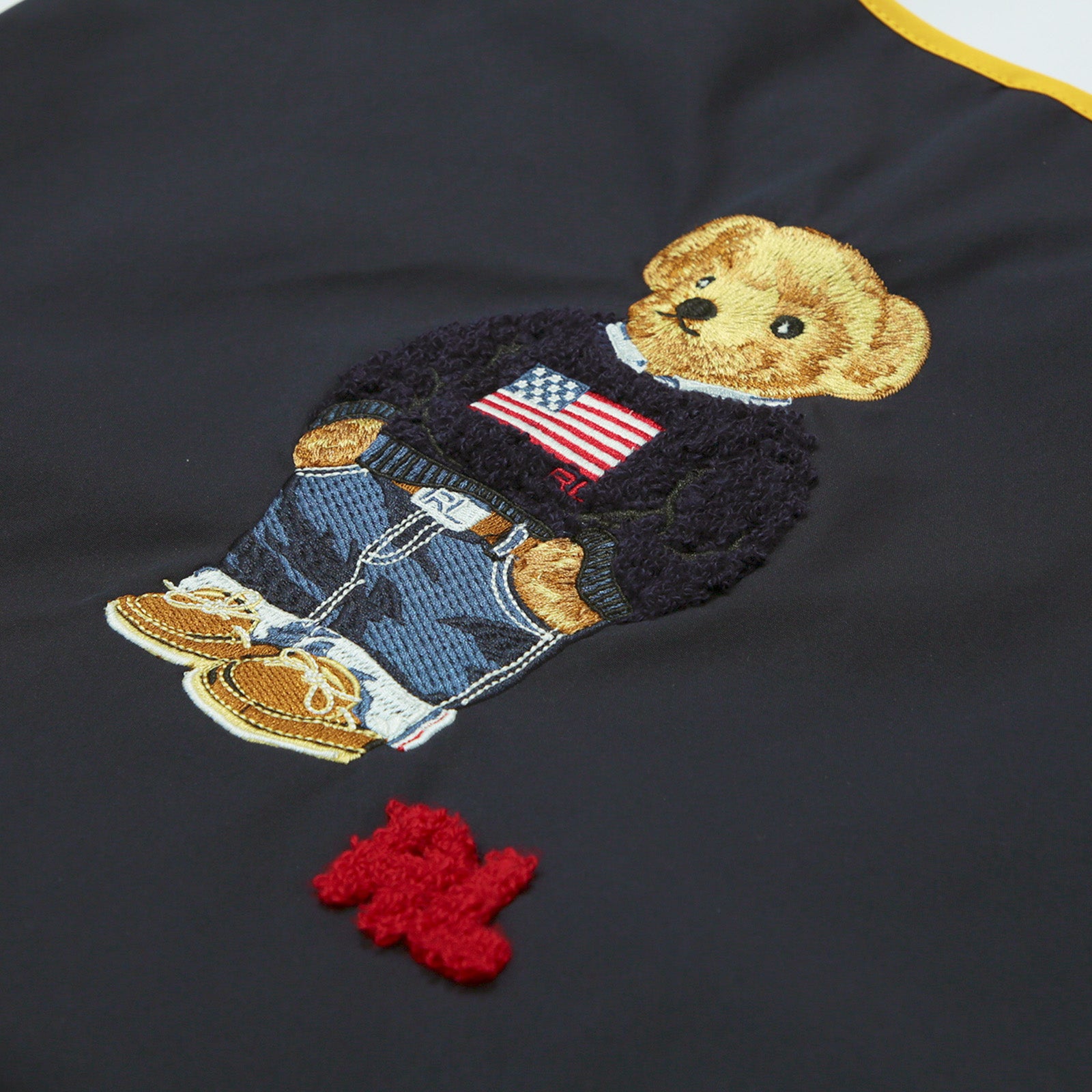 ポロベア刺繍バッグ ポロベア ネイビーブルー – INTERMODE KAWABE